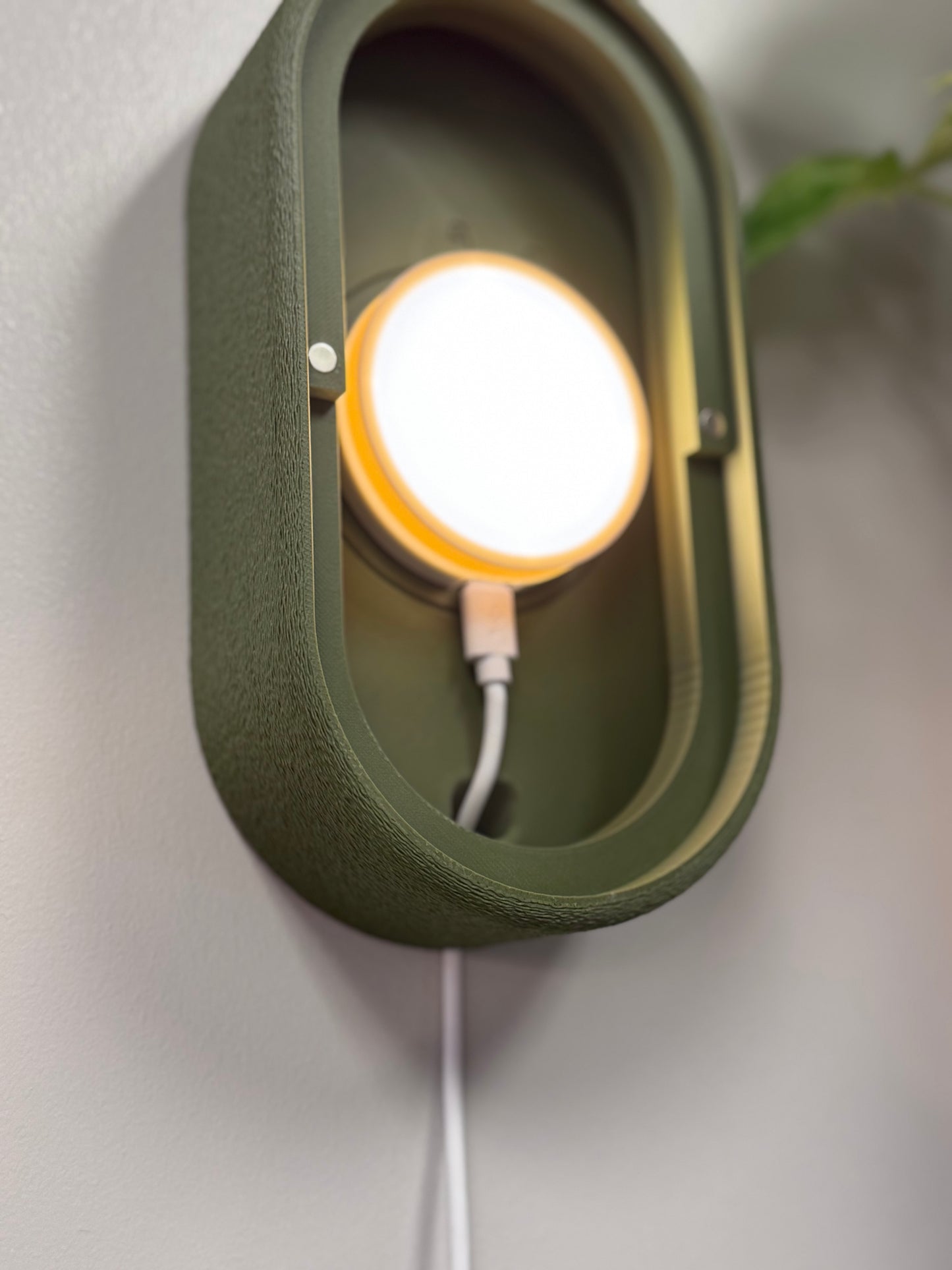Mori Wall Lamp — Japandi-Inspired Sconce with DZN Mount, Dimmable LED, Cordless & Rechargeable