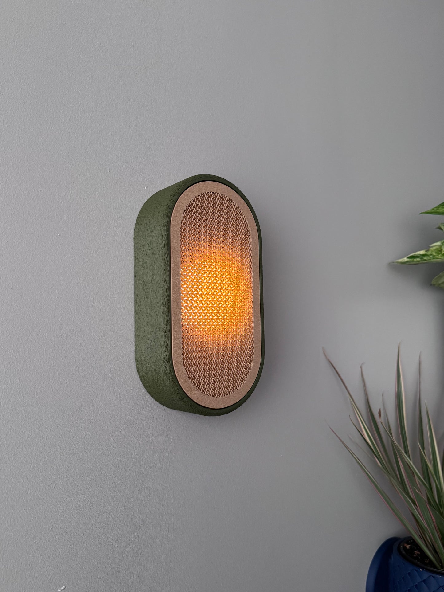 Mori Wall Lamp — Japandi-Inspired Sconce with DZN Mount, Dimmable LED, Cordless & Rechargeable